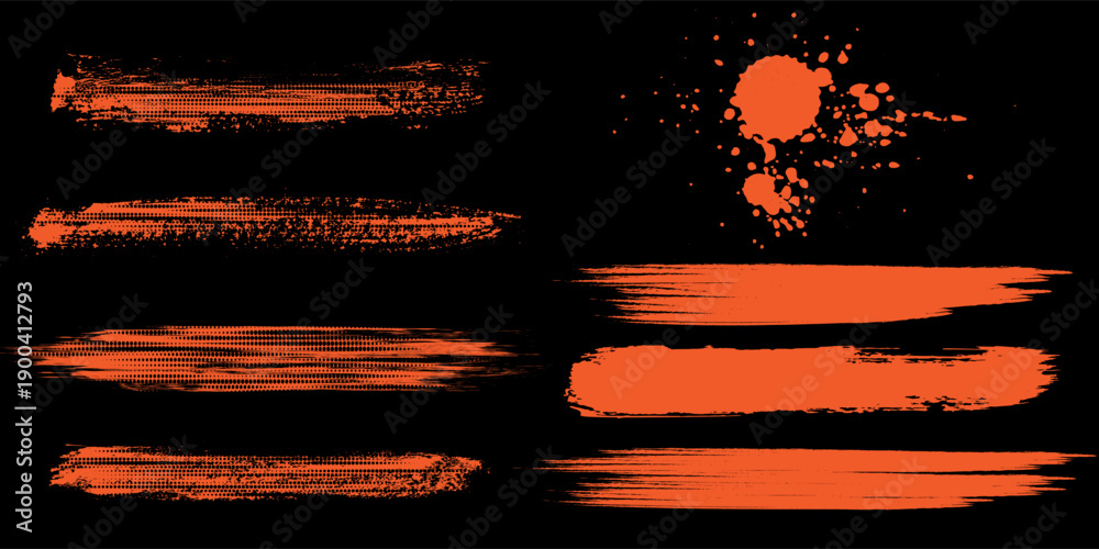 Fototapeta premium Tire tracks, motorcycle or car wheel tread marks, grunge vector. Road rally bike or motocross tire tracks.