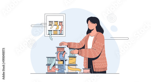 Creative Selection Of Colorful Ribbons For Crafting Projects