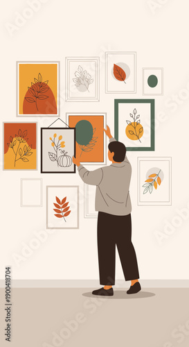 Curating Modern Art Gallery Wall Display Contemporary Home Decor