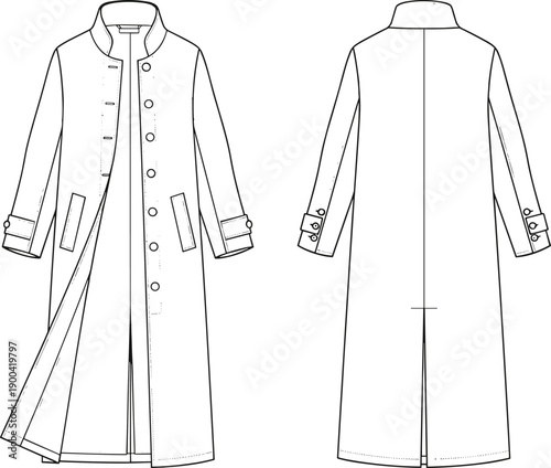 Technical fashion sketch of women's cropped lace-up hoodie, drawstring sweat shorts, and elegant belted trousers, front and back view templates.