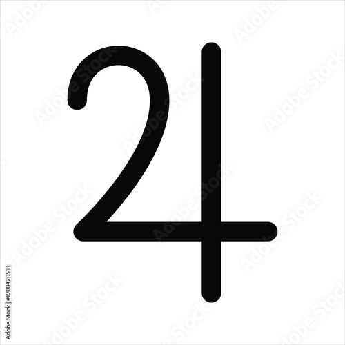 Jupiter symbol vector illustration with a simple flat design