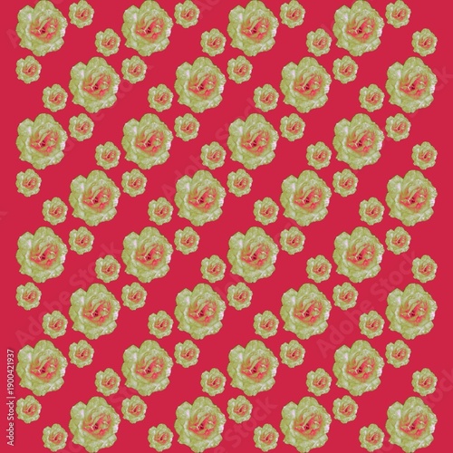 seamless pattern with flowers
