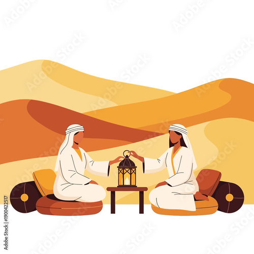 Desert Hospitality Cultural Connection In Arabian Landscape