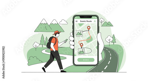 Discovering Scenic Routes Through Digital Navigation And Outdoor Exploration Adventures