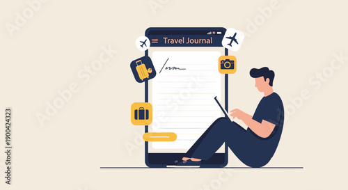 Documenting Adventures: A Visual Depiction of Travel Journaling Using Modern Technology