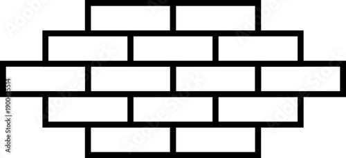 Decorative Abstract Graffiti Brick Wall Grunge Shape Element