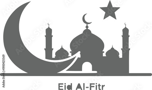 Described is a depiction of the celebration of Eid-ul-Fitr, an important Islamic festival that marks Ramadan, the month of fasting.