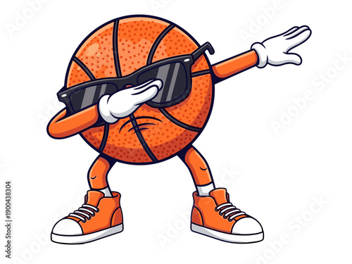 Basketball Sport Ball for Professional Training and Game Illustration