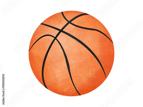 Basketball Sport Ball for Professional Training and Game Illustration