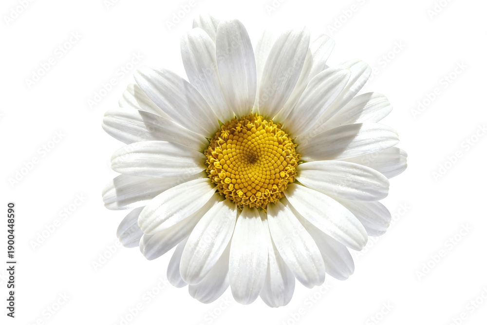 Obraz premium White Daisy Flower with Yellow Center