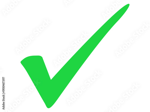 Wallpaper Mural Green check mark Torontodigital.ca