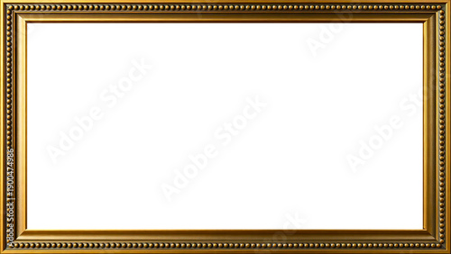 Premium Antique Gold Frame, Ornamental Metallic Design | For Framing Photography, Artwork, Certificates, Diplomas, Invitations, Weddings, etc.