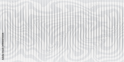 Subtle White Flowing Halftone Wave Pattern Background EPS10