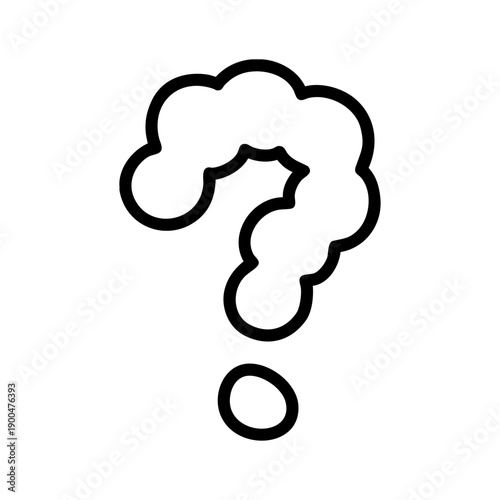 もくもく雲みたいな疑問符①