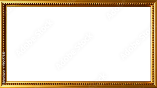 Premium Antique Gold Frame, Ornamental Metallic Design | For Framing Photography, Artwork, Certificates, Diplomas, Invitations, Weddings, etc.