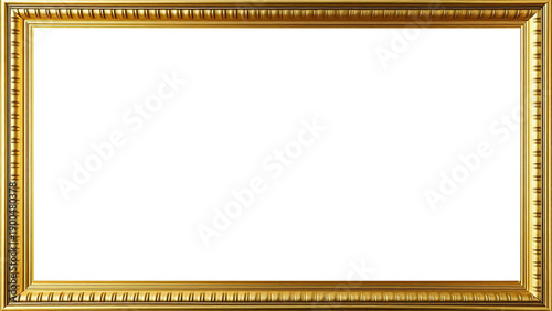 Premium Antique Gold Frame, Ornamental Metallic Design | For Framing Photography, Artwork, Certificates, Diplomas, Invitations, Weddings, etc.