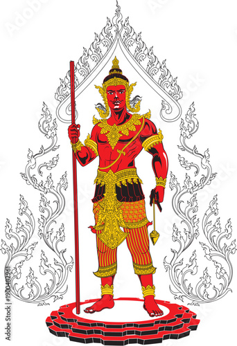 Vishvakama drawing god divinity vector