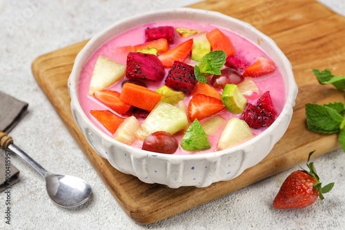 Tableau sur toile Es Buah or Sop Buah