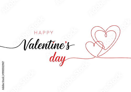 A Valentine's Day graphic with a black background and red hearts