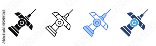Iv Cannula icon sheet multiple style collection