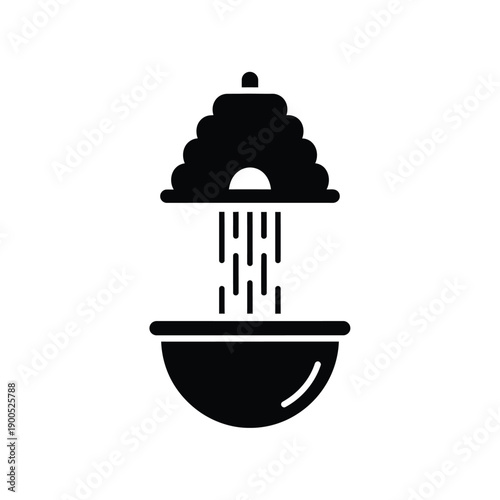 Honey extractor device for beekeeping, collecting sweet liquid from honeycomb, extracting natural golden syrup from apiary, harvesting honey.