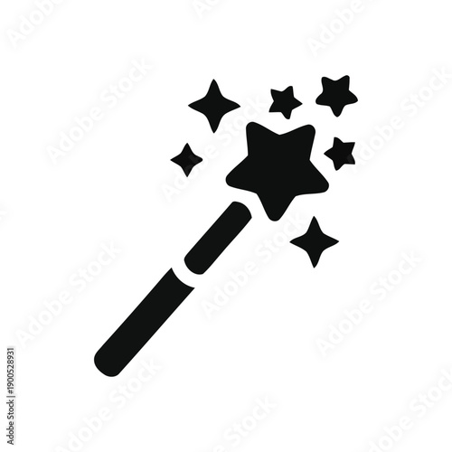 Simple Star Blink Icon – Sparkle Shine Symbol in Minimal Style