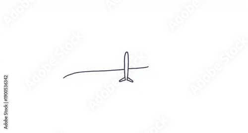 Close up illustration of a metal barbed wire and a flying aircraft symbol representing a jet plane flight in the sky