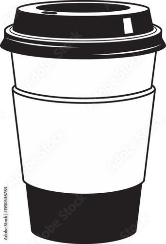 Disposable coffee cup with lid analysis