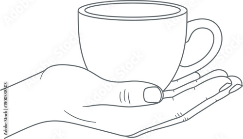 Warm cup of comfort in hand