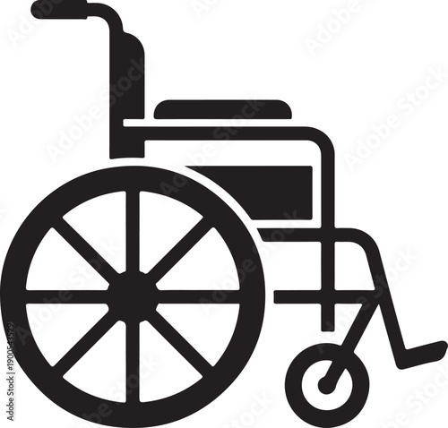 Wheelchair symbol representing accessibility and inclusivity for disabled individuals