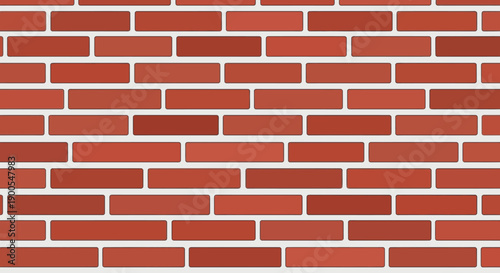 Seamless red brick wall texture for construction and design projects