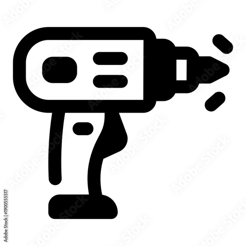 A solid style icon showing a lost parcel