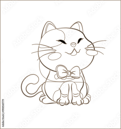   cat icon set design idea.eps