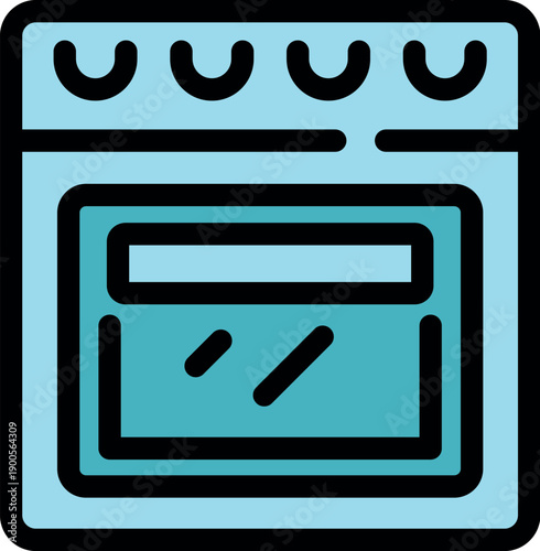 Kitchen stovetop with four burners providing heat for cooking