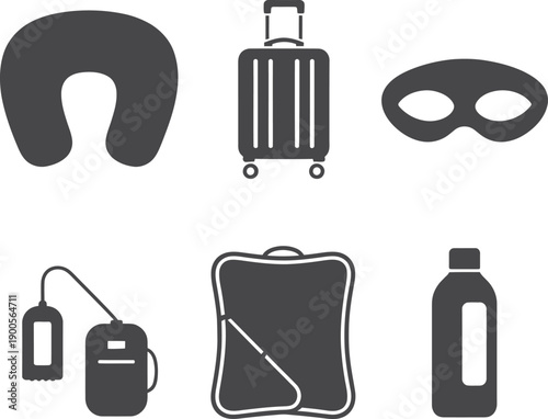 Travel accessories luggage suitcase neck pillow