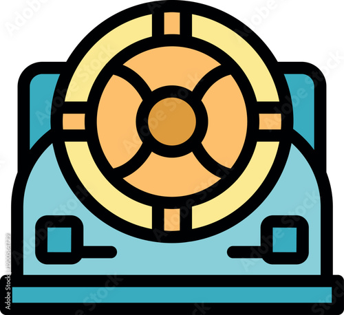 Vintage radio tuner with frequency control knob, representing old fashioned audio technology