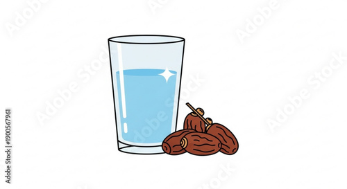 Glass of Almond Milk with Almonds Isolated on White Background