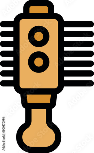 Natural wooden body brush with soft bristles, ideal for exfoliating dry skin, improving circulation, and enjoying a relaxing massage