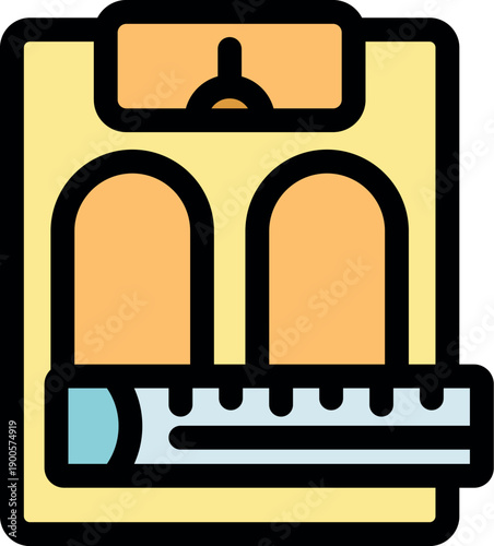Bathroom scale with ruler measuring weight and height, showing importance of monitoring body composition for fitness