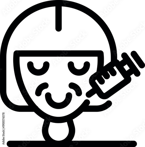 Cosmetologist injecting botox into woman's face, reducing wrinkles and enhancing beauty