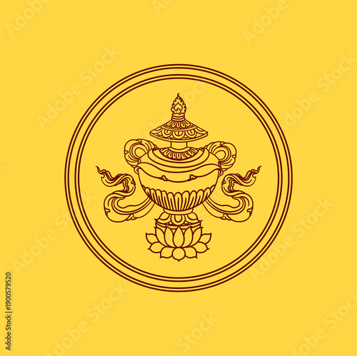 Tibetan Auspicious Symbol Design Tashi Tapgay free download