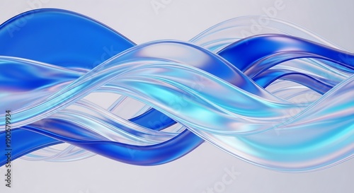 abstract blue waves