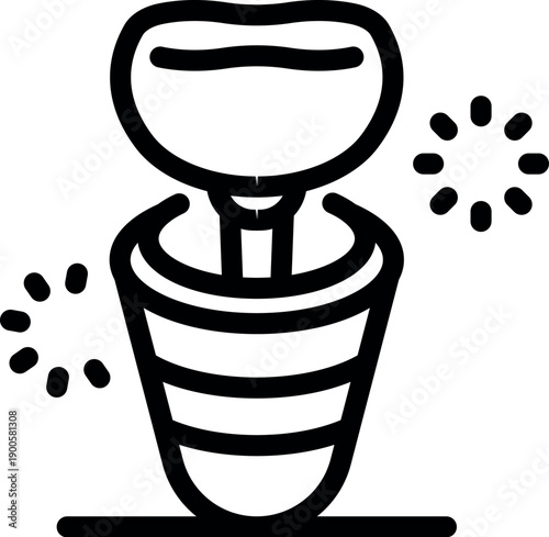 Dental implant procedure restoring a healthy smile with modern dentistry techniques