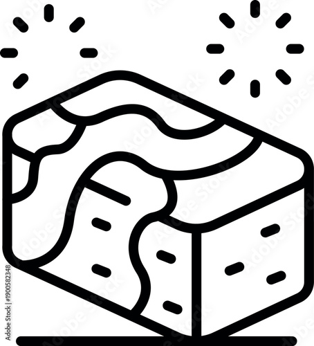 Authentic turkish delight lokum, radiating with its traditional flavors and textures, a sweet culinary experience