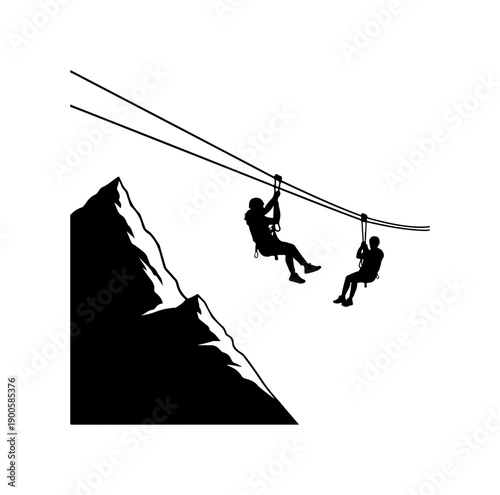 Photos Mountaineers Crossing Suspension Bridge
