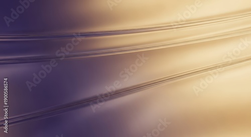 Smooth, flowing metallic surfaces transition across the frame with warm and cool tonal gradients.