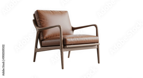 armchair isolated on white background