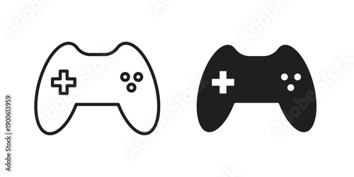 Game controller icon vector design. Vector elements for infographic web
