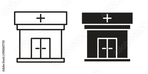 Pharmacy icon vector design. Vector elements for infographic web