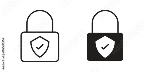 Security lock icon vector design. Vector elements for infographic web